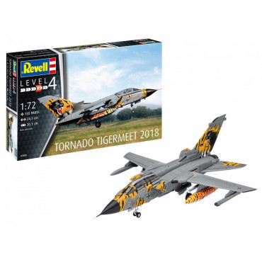 KIT PARA MONTAR REVELL AVIÃO TORNADO TIGERMEET 2018 1/72 155 PEÇAS REV 03880